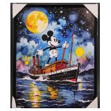 Disney Mickey Mouse Steamboat Willie Print AI