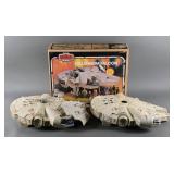 (2) Vintage Star Wars Millennium Falcons
