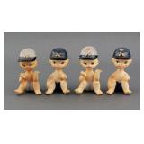 (2) Vtg Civil War Buddies Salt Pepper Shaker Sets