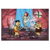 Flintstones Hanna Barbera Signed Art Class Cel