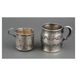 (2) Sterling Baby Cups