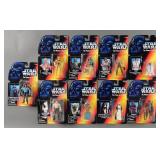 (9) MOC Star Wars POTF Action Figures 1990s