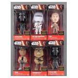 (6) Star Wars TFA Bobble-Head Figures