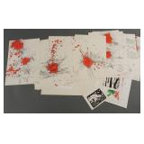 IVAN LACKOVIC Signed Croatian War Prints