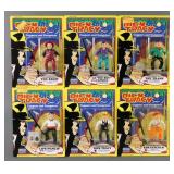 (6) Dick Tracy MOC Action Figures 1990