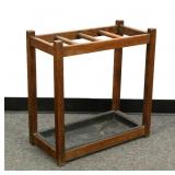 Antique Mission Arts Crafts Oak Umbrella Stand