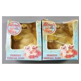 (2) Star Wars Princess Kneesaa Ewok Bank 1983
