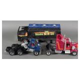 (3) Vintage Toy Semi Trucks M.A.S.K. and G.I. Joe