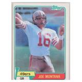 1981 Topps Joe Montana Rookie Card