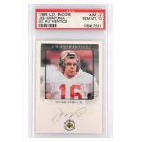 1998 Upper Deck Encore Joe Montana Auto PSA 10