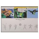 GIL KANE Green Lantern Litho Signed Numbered COA