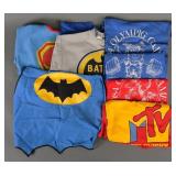 (6) Grouping Vintage Shirts MTV Olympics Superhero