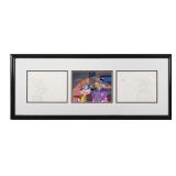 Megavolt Darkwing Duck Ducktales Animation Art Cel
