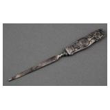 Antique Yale & Towne Letter Opener Nickel Padlock