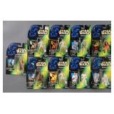 (9) 1996-1997 Star Wars POTF Action Figures MOC