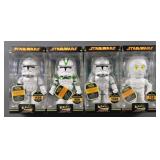 (4) Star Wars Hikari Vinyl Figures