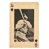 1962 Pittsburgh Exhibits Babe Ruth Playing Card