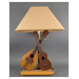 Martin Ukulele and Bow Back Mandolin Table Lamp