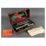Frank Holton Chicago Cornet w Case