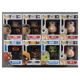 (8) Star Wars Funko POP Figures NIB