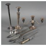 (9) Assorted Weighted Sterling Silver Pieces