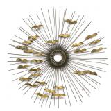 MCM Brutalist Sunburst Birds in Flight W. Degroot
