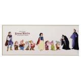Disney Snow White and the 7 Dwarfs Cast Sericel