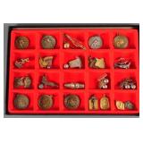 Vintage Basketball Charm Brooch Medal Collection