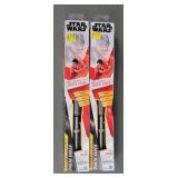 (2) Star Wars Darth Vader Electronic Lightsabers