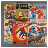 (6) DC and Marvel Jumbo Comic Books