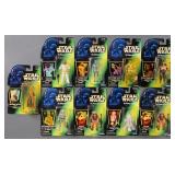 (9) 1997 Star Wars POTF Action Figures MOC