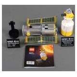 Lego Ulysses Space Probe and Hubble Telescope