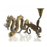 Vintage Brass and Bronze Dragon Figures