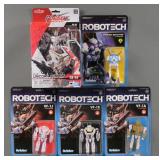 (5) Gundam and Robotech Action Figures MOC