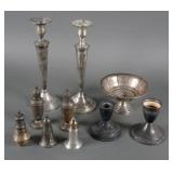(10) Assorted Mixture of Weighted Sterling Silver