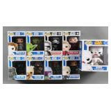 (9) Star Wars Funko Pops Figures