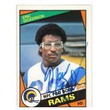 1984 Topps Eric Dickerson Signed #280 Card
