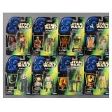 (8) 1997 Star Wars POTF Action Figures MOC