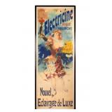 8-Foot Lucien Lefevre "Electricine" Poster 1894
