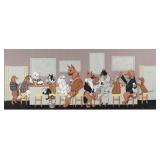 Constance Depler "Bar Hounds" Lithograph