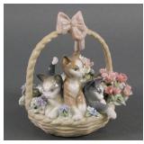 Lladro 'Purr-Fect' No. 1444 Porcelain Figurine