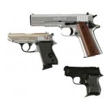 (3) Italian 8mm Blank-Firing Pistols