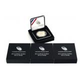(4) 2012-W Infantry Soldier Proof Silver Dollars