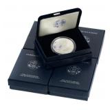 (5) Proof American Eagle Silver Dollars