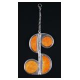 Ecuadorian Silver and Spondylus Artisan Pendant