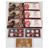 (3) 2007 U.S. Mint Silver Proof Sets