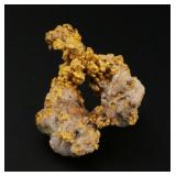 22KT Gold Nugget and Quartz