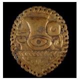 Pre-Columbian Tumbaga Medallion Amulet