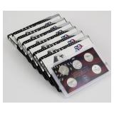 (7) U.S. Mint State Quarter Silver Proof Sets