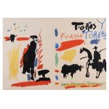 PICASSO Cover Art, Toros y Toreros, Lithograph